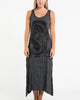 Sure Design Womens Divine Ganesh Long Tank Dress in Black