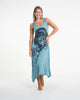 Sure Design Womens Divine Ganesh Long Tank Dress in Turquoise