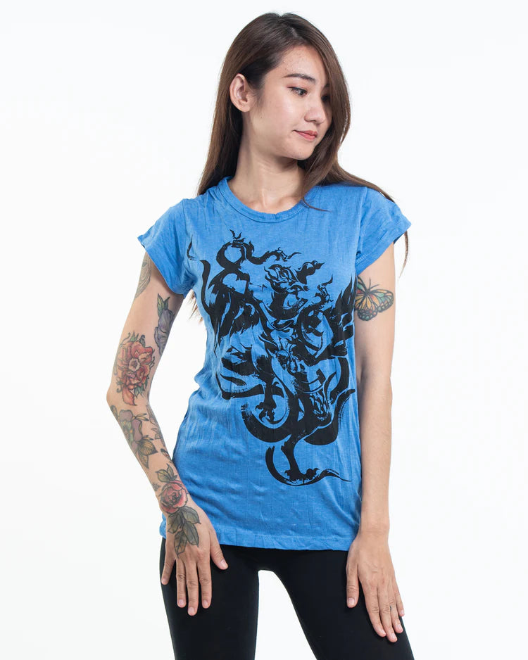 Sure Design Women's Garuda T-Shirt in Blue