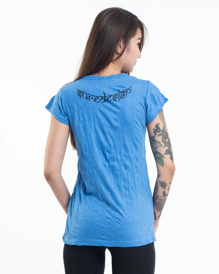 Sure Design Women's Garuda T-Shirt in Blue