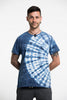 Unisex Indigo Tie Dye Peacock T-shirt