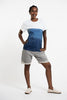Unisex Indigo Tie Dye Ombre T-shirt