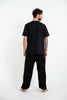 Unisex Super Soft Cotton T-shirt with Aztec Pocket in Black