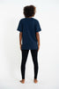 Unisex Super Soft Cotton T-shirt with Aztec Pocket in Navy