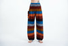 Boho Rust Striped Unisex Harem Pants