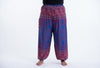 Plus Size Geometric Mandalas Unisex Harem Pants in Blue