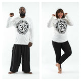 Wholesale Plus Size Sure Design Unisex Infinitee Ohm Hoodie White - $14.00