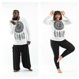 Wholesale Plus Size Sure Design Unisex Dreamcatcher Hoodie White - $14.00