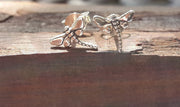 Sterling Silver Thai  Stud Earrings Dragonfly