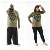 Wholesale Plus Size Sure Design Unisex Infinitee Ohm Hoodie Green - $14.00