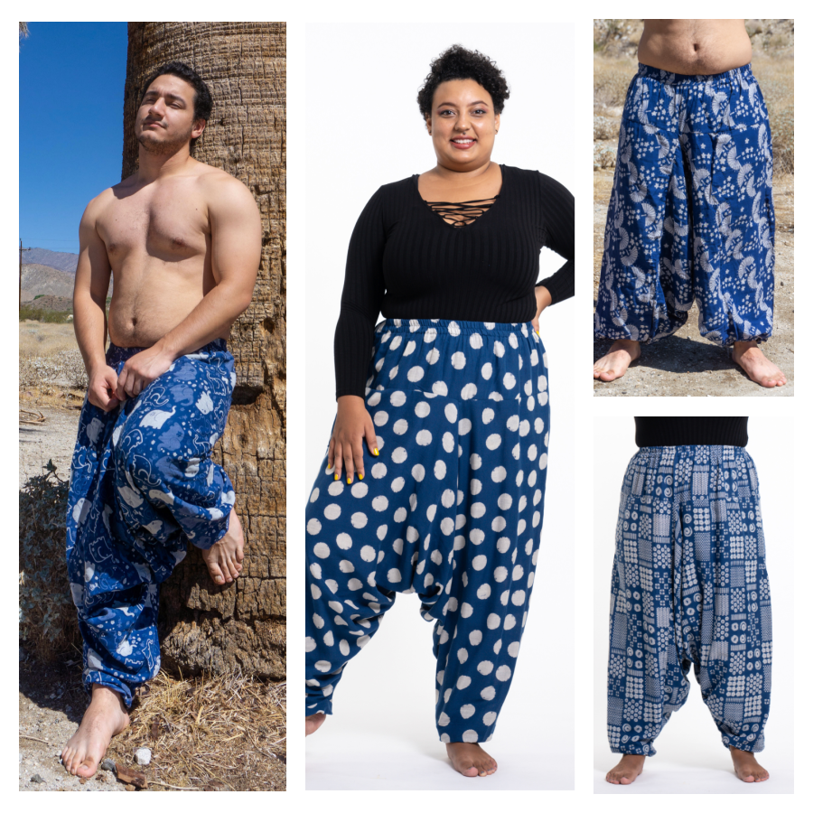 Plus size cotton pants clearance