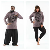 Wholesale Plus Size Sure Design Unisex Infinitee Ohm Hoodie Brown - $14.00