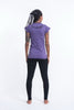 Sure Design Womens Octopus Chakras T-Shirt Purple