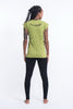 Sure Design Women's Chakra Fractal T-Shirt Lime