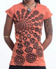 Sure Design Women's Chakra Fractal T-Shirt Orange