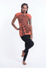 Sure Design Women's Chakra Fractal T-Shirt Orange