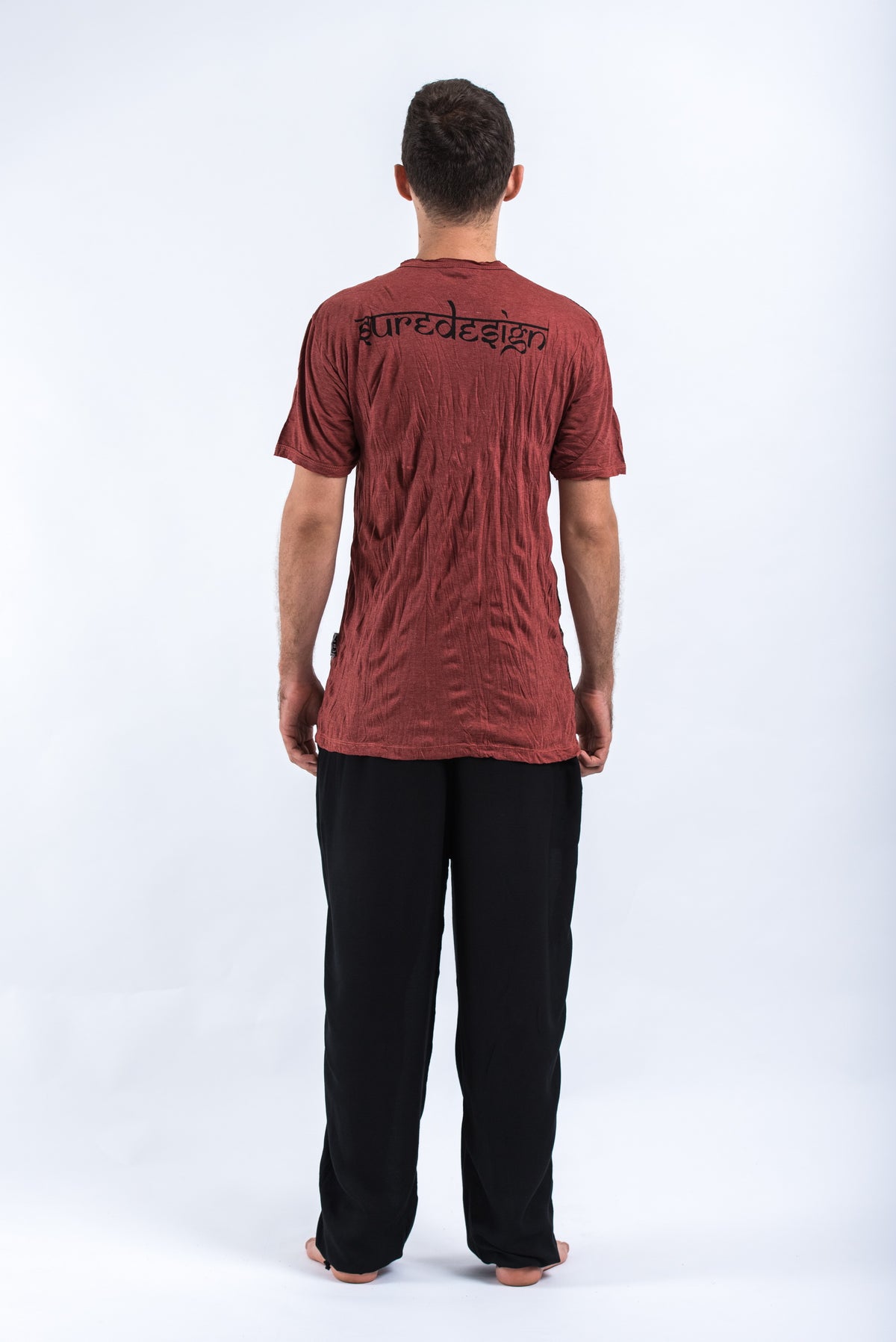 Sure Design Men's Wild Elephant T-Shirt Brick