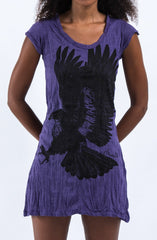 Sure Design Women's Eagle Dress Purple