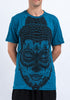 Sure Design Men's Buddha Head T-Shirt Denim Blue