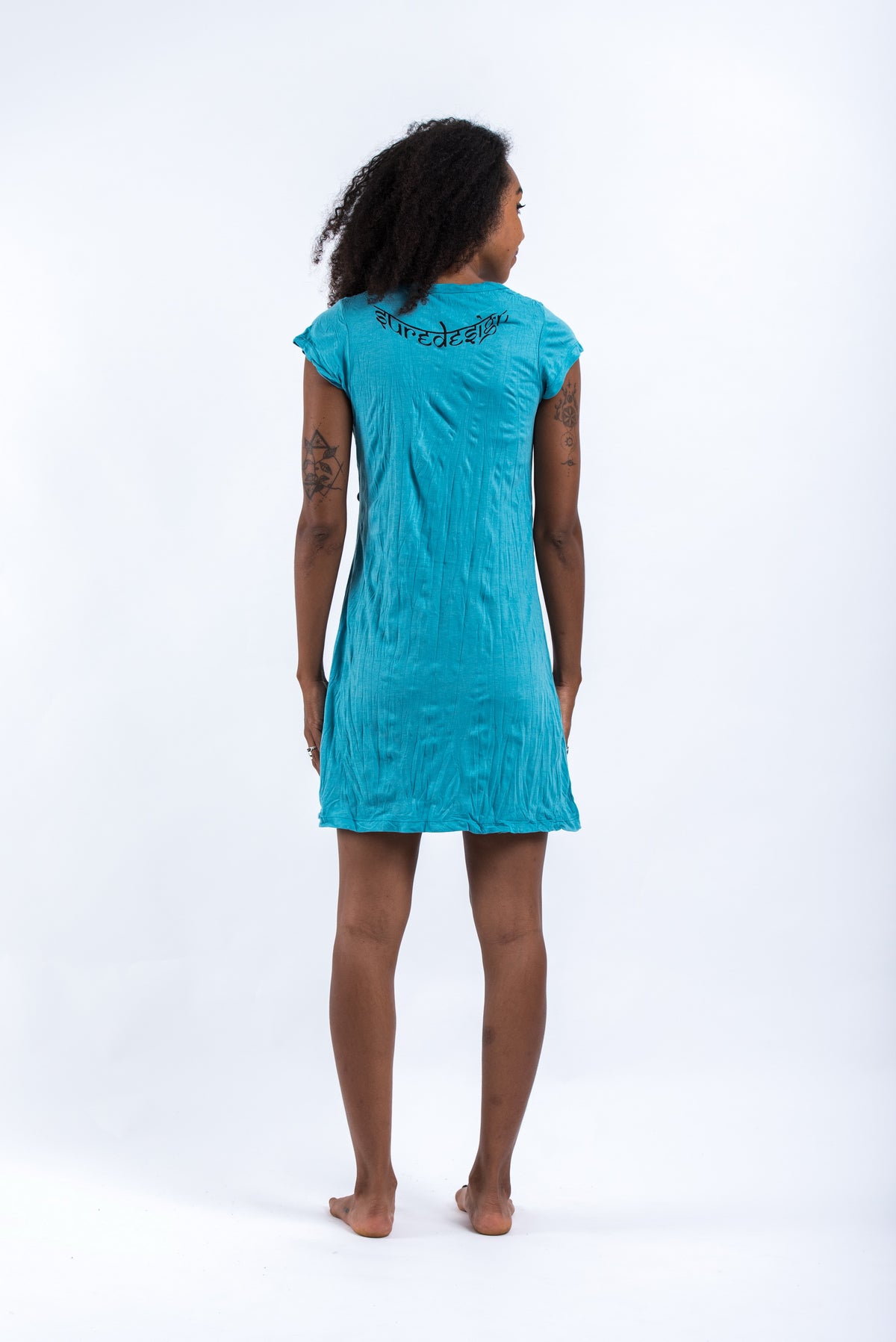 Sure Design Women's Eagle Dress Turquoise