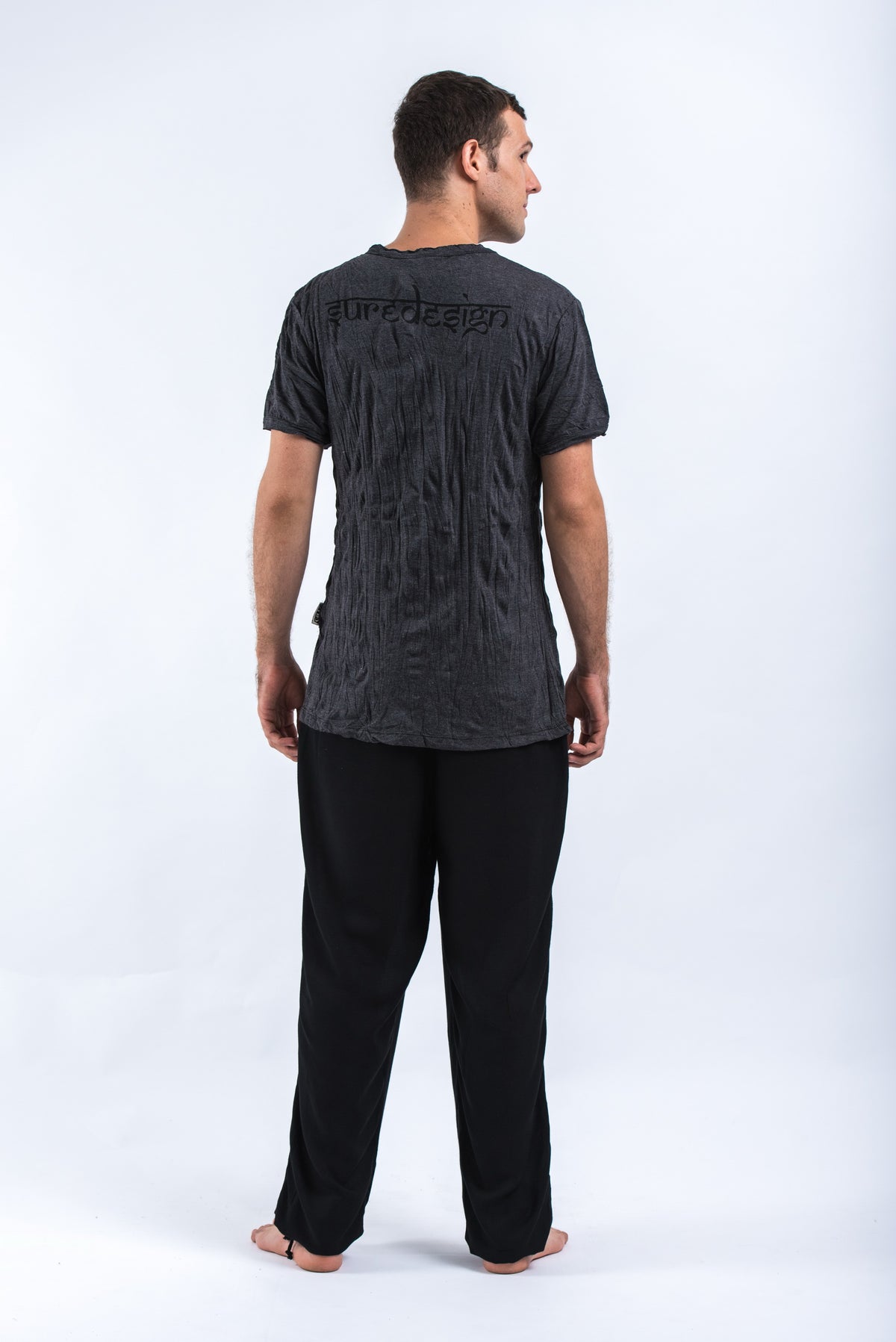 Sure Design Men's Lions Eye T-Shirt Black