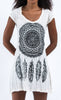 Sure Design Women's Dreamcatcher Dress White