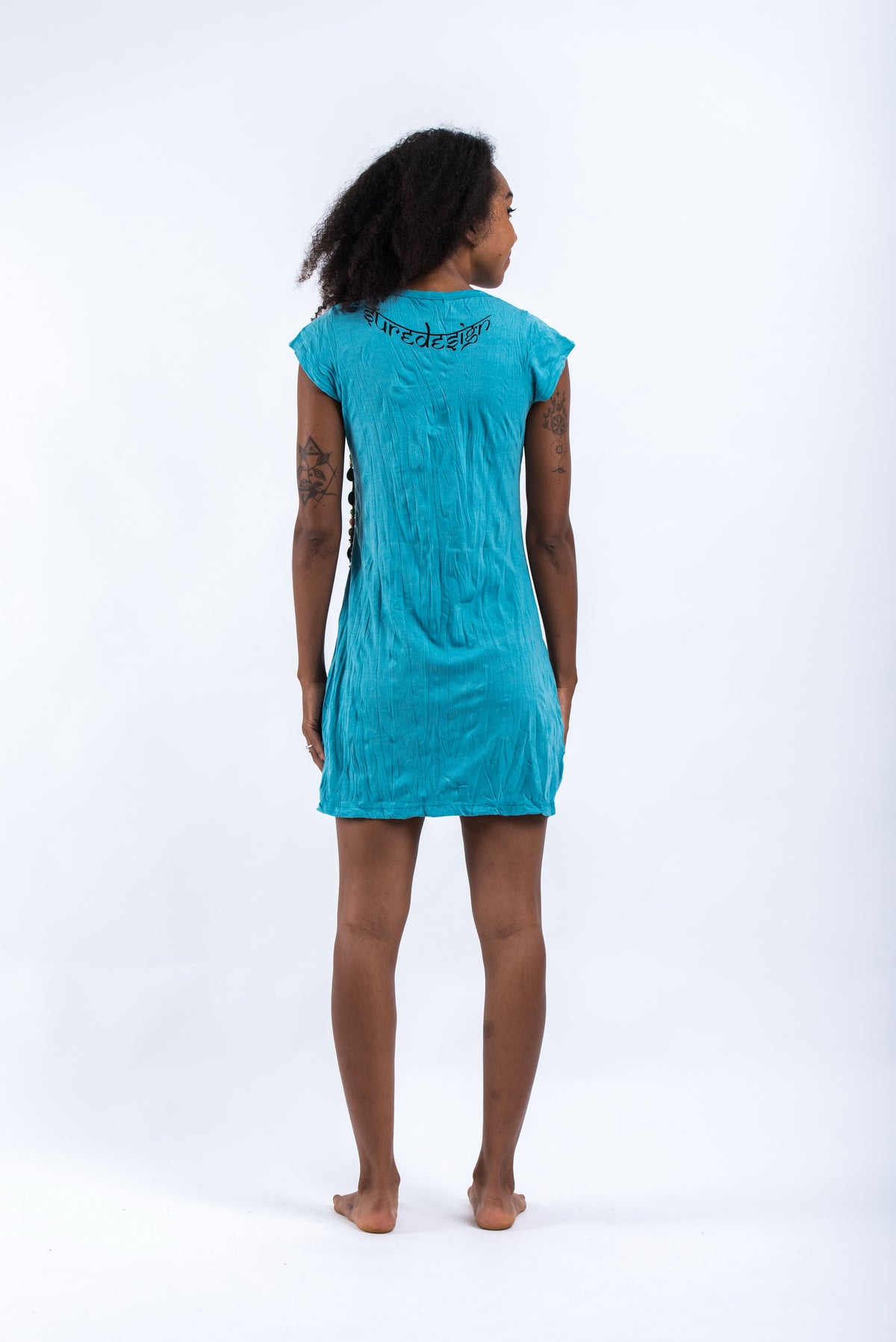 Sure Design Women's Dreamcatcher Dress Turquoise