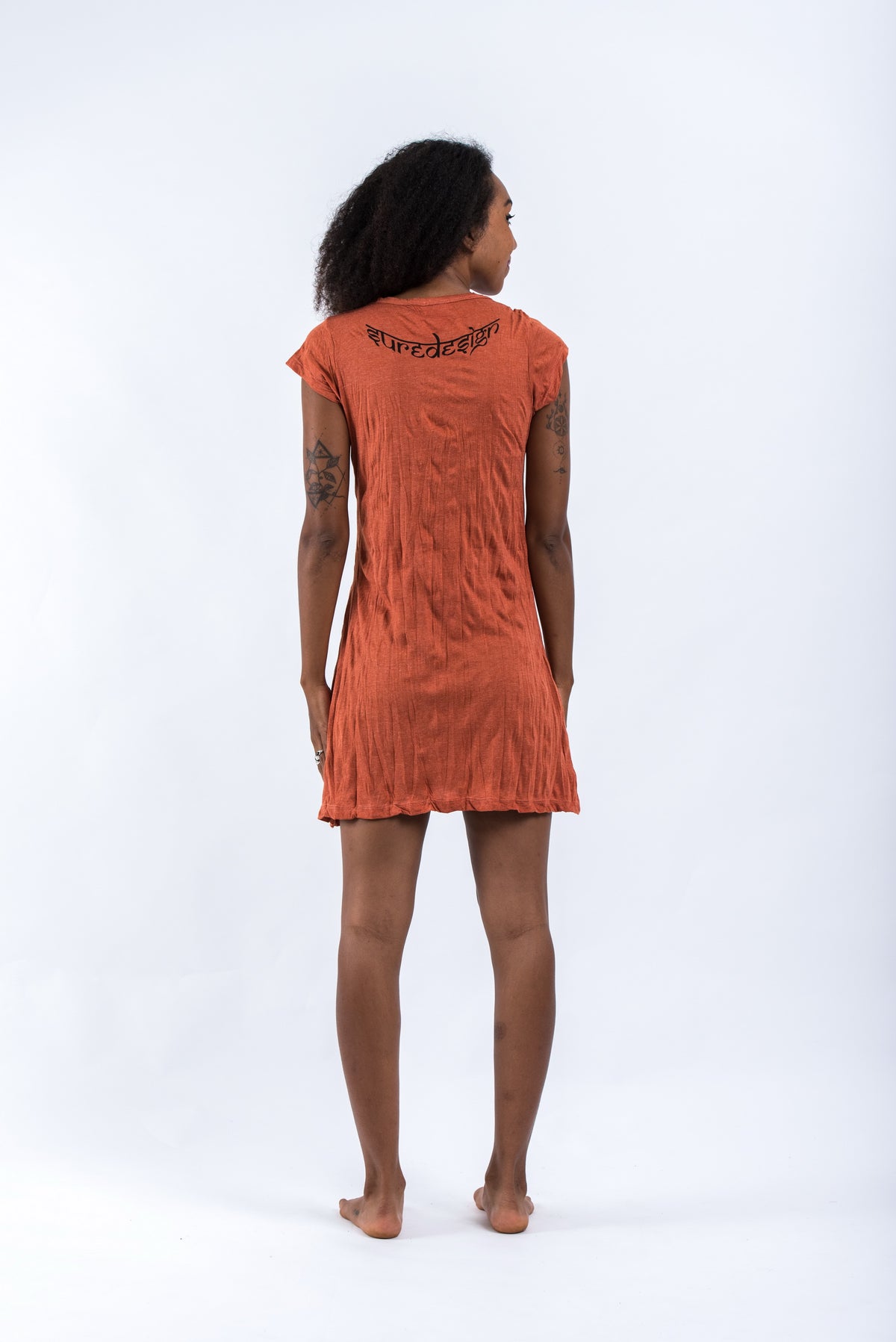 Sure Design Women's Dreamcatcher Dress Orange