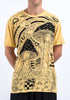 Sure Design Mens Magic Mushroom T-Shirt Yellow