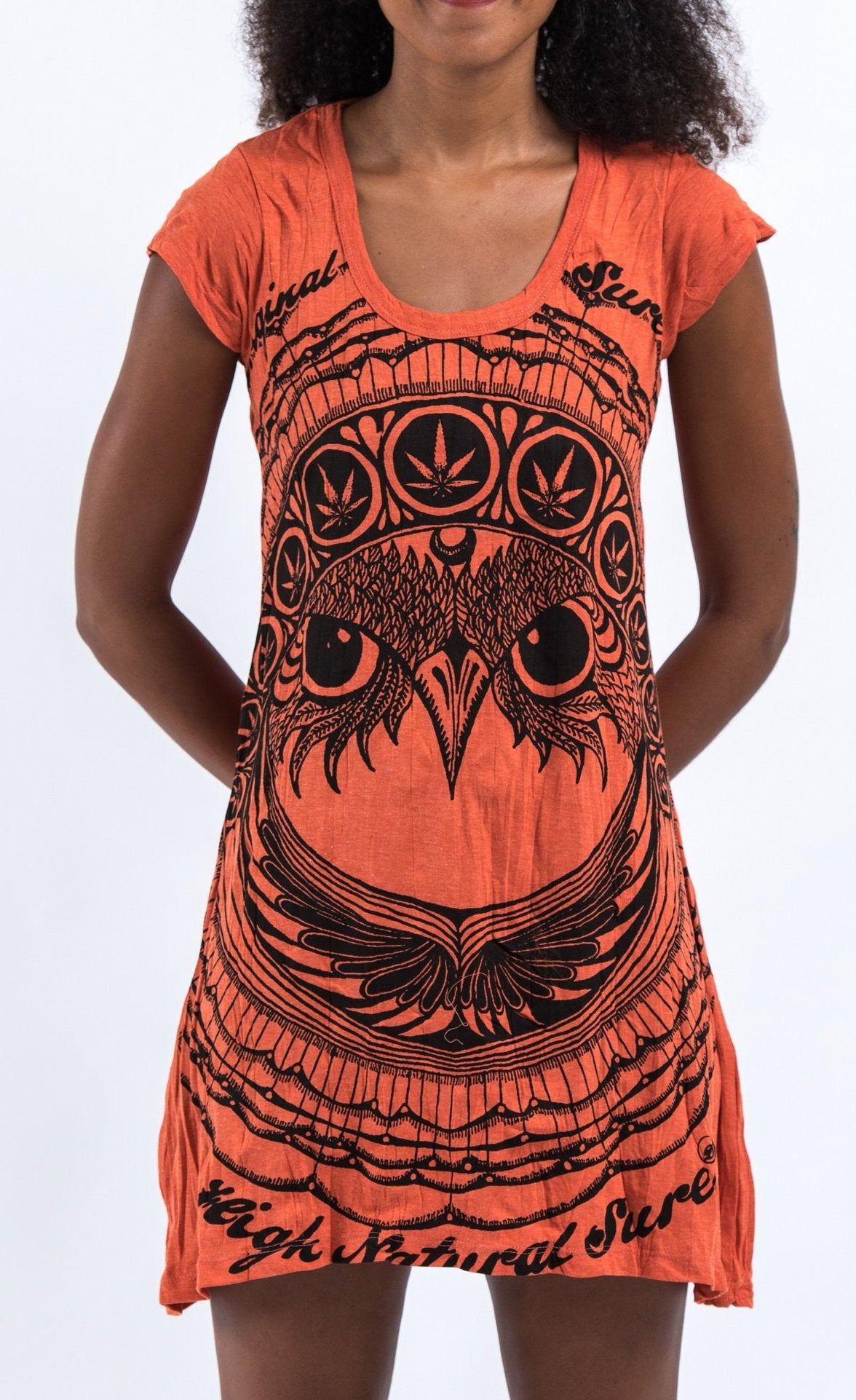 Sure Design Women s Weed Owl Dress