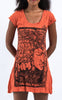 Sure Design Women's Sanskrit Buddha Dress Orange