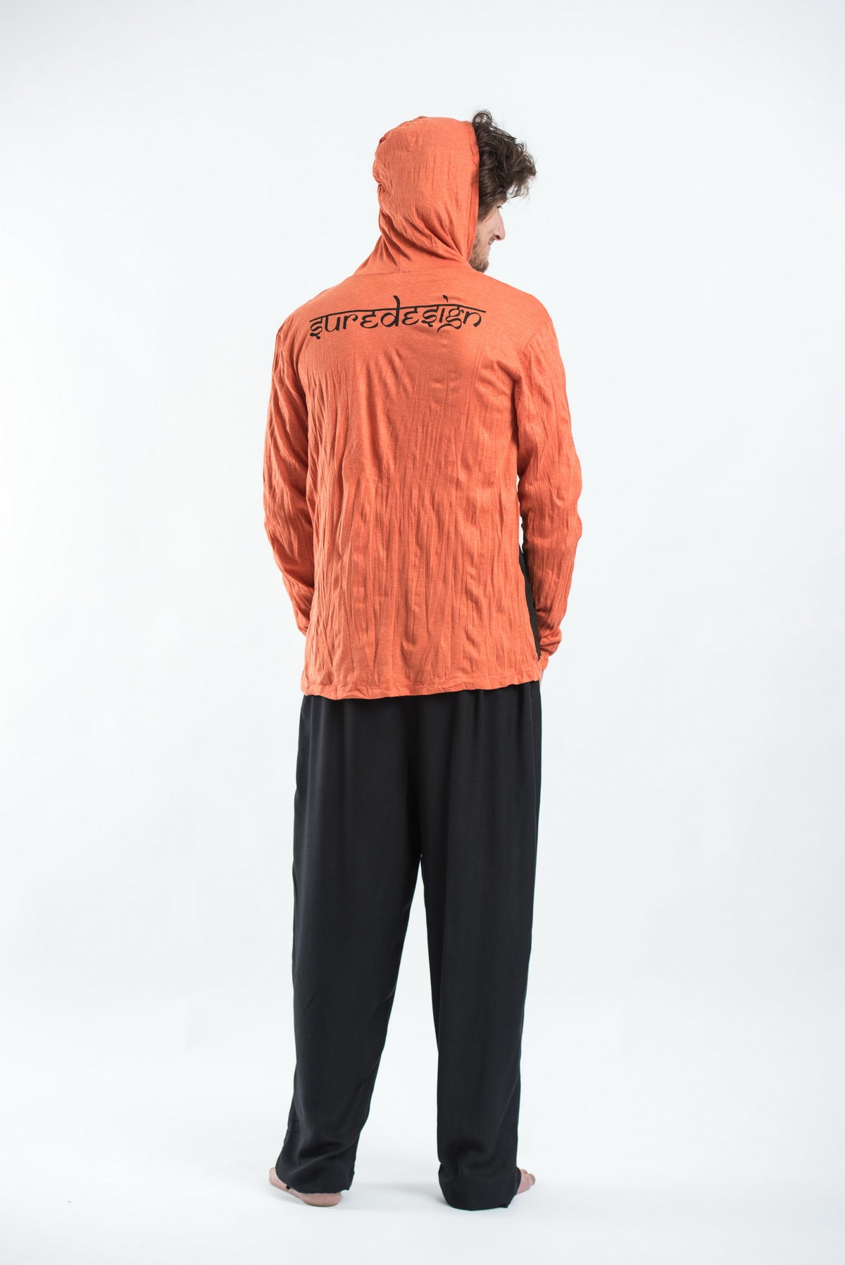 Sure Design Unisex Tree of Life Hoodie Orange