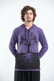 Sure Design Unisex Tree of Life Hoodie Purple