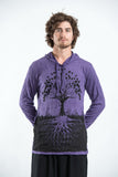 Wholesale Sure Design Unisex Tree of Life Hoodie Purple - $13.00