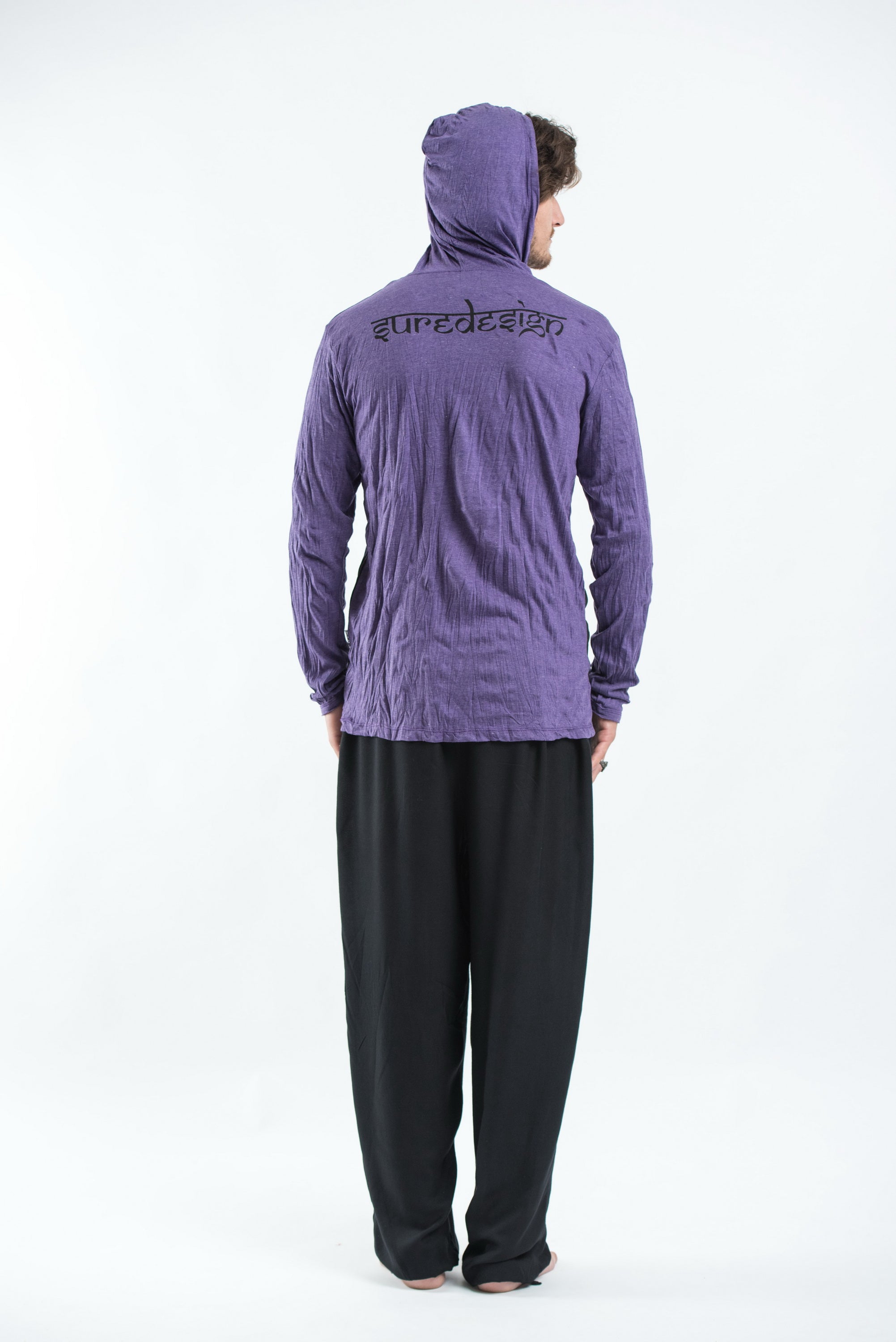 Sure Design Unisex Tree of Life Hoodie Purple