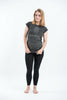 Sure Design Women's Harmony T-Shirt Silver On Black