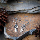 Wholesale Sterling Silver Thai Earrings Celtic Knot Cube - $5.60