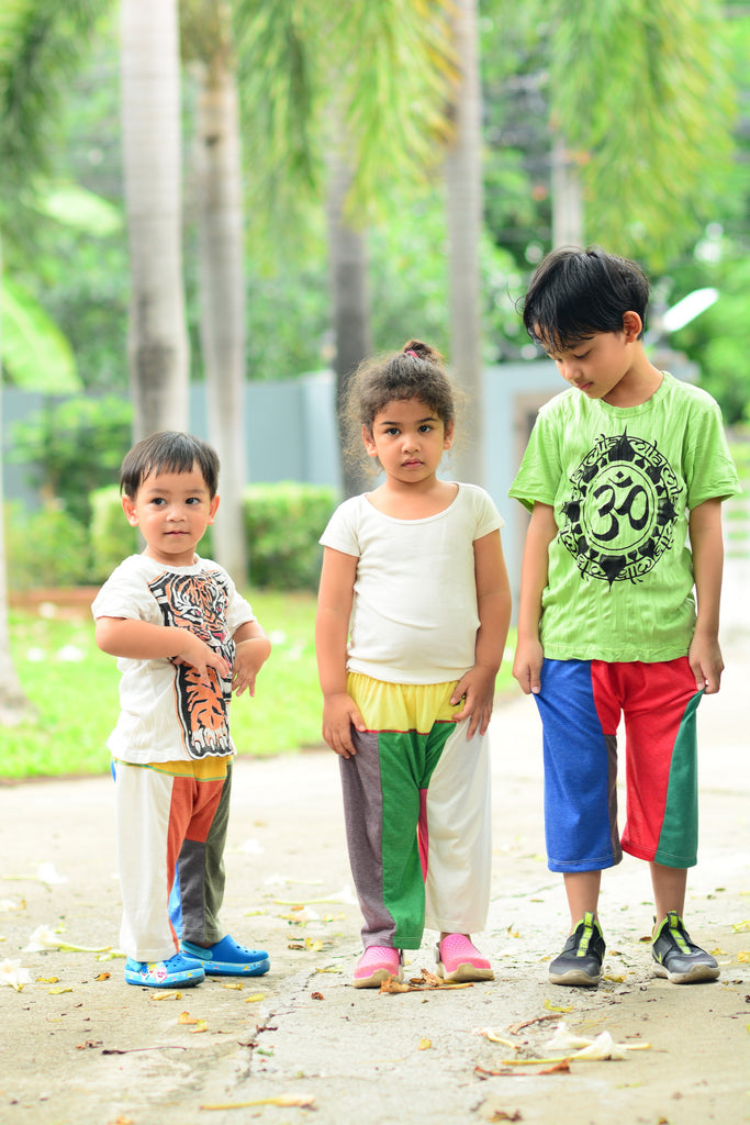 Assorted set of 5 Kids Patchwork Pants – Sure Design Wholesale