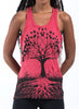 Sure Design Women's Tree of Life Tank Top Red