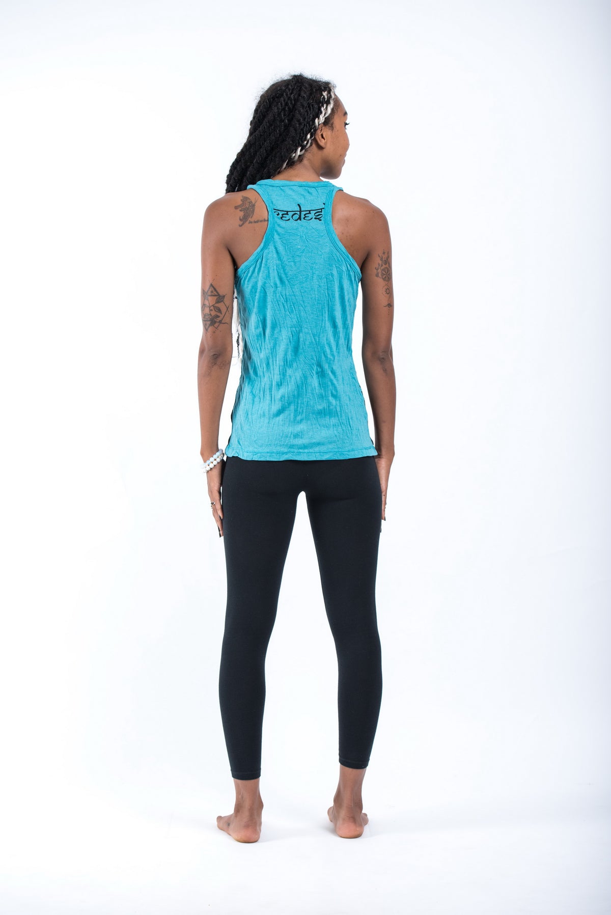 Sure Design Women's Tree of Life Tank Top Turquoise