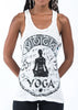 Sure Design Women's Infinitee Yoga Stamp Tank Top White