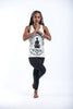 Sure Design Women's Infinitee Yoga Stamp Tank Top White