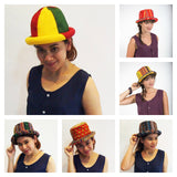 Wholesale Assorted set of 3 Handmade Hmong Bucket Hat with Rolled Brim Multi Color - $25.00