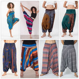 Wholesale Assorted set of 10 Thai Jumpsuit Low Crotch Harem Pants BESTSELLER - $105.00