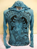 Sure Design Unisex Batman Ganesh Hoodie Turquoise