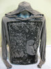 Sure Design Unisex Sanskrit Buddha Hoodie Gray