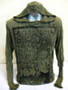Sure Design Unisex Sanskrit Buddha Hoodie Green