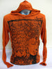 Sure Design Unisex Sanskrit Buddha Hoodie Orange