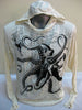 Sure Design Unisex Octopus Hoodie White