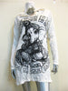 Sure Design Women's Baby Ganesha Hoodie Dress White